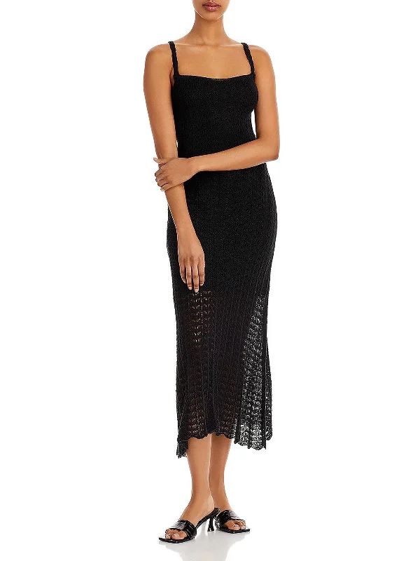 Womens Crochet Long Maxi Dress