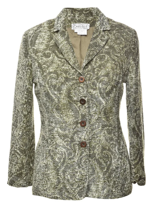 Paisley Pattern Tapestry Jacket - S