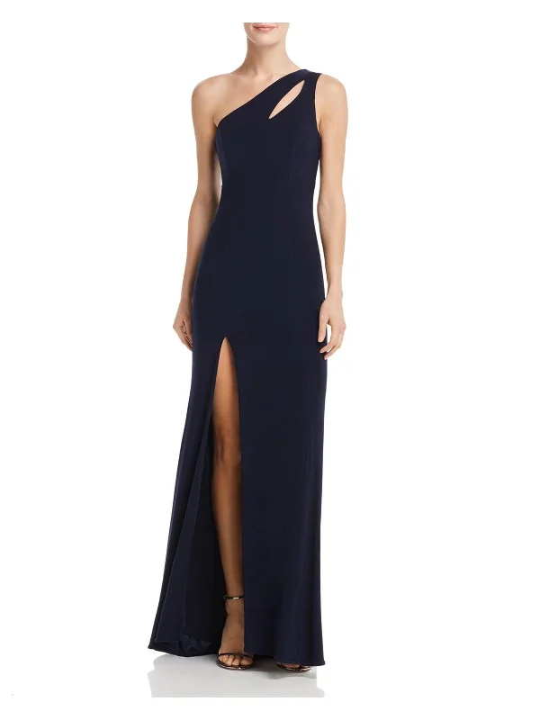 Womens Cut Out Side Slit Formal Dress