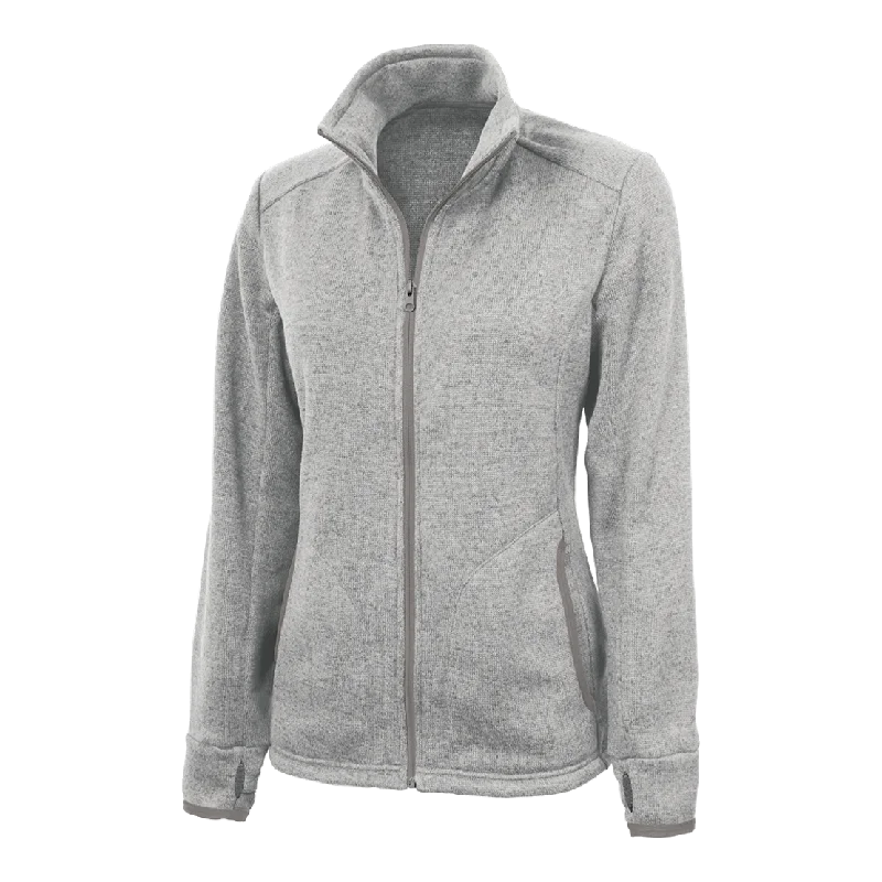 B2003W Ladies Heathered Fleece Jacket