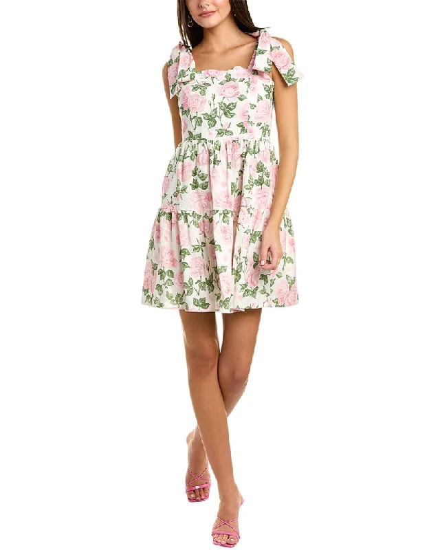 Kathleen Maeve Molly Linen-Blend Mini Dress