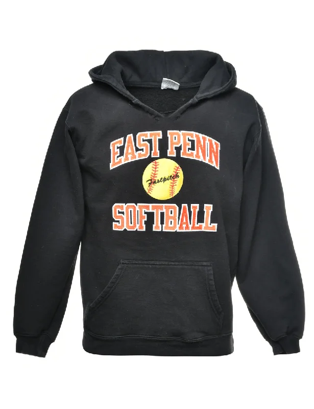 Softball Printed Hoodie - S