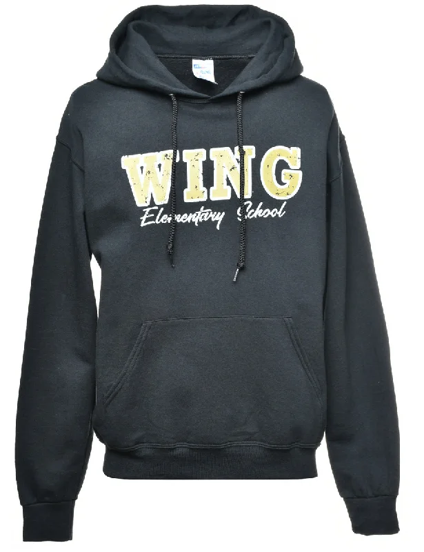 Wing Elementary School Printed Hoodie - M