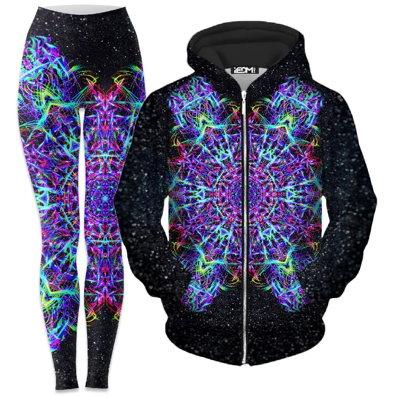 Stargate Zip-Up Hoodie and Leggings Combo