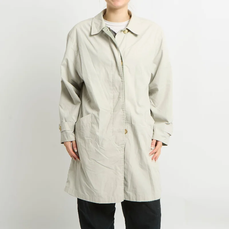 Large Button Trench Coat - UK 16