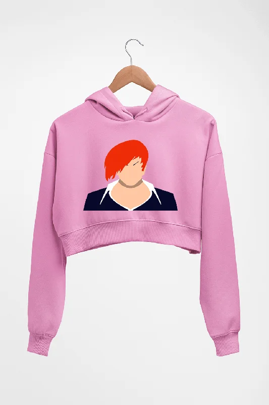 Lori yagami Crop HOODIE FOR WOMEN