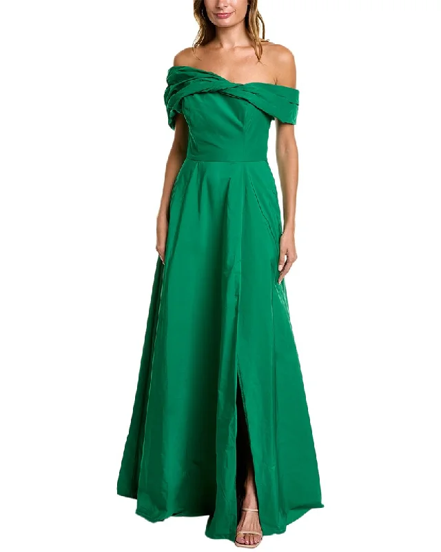 Marchesa Notte Off-the-Shoulder Gown