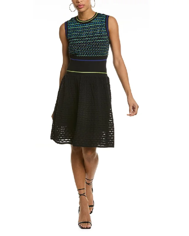 M Missoni Wool-Blend A-Line Dress